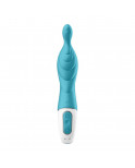 Vibromasseur rainuré Point A couleur turquoise A-Mazing 2 Satisfyer - CC597767