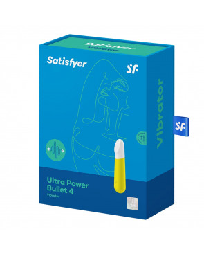 Vibromasseur jaune USB Ultra Power Bullet 4 Satisfyer - CC597736