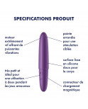 Vibromasseur violet USB Ultra Power Bullet 6 Satisfyer - CC597740