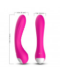 Vibromasseur courbé 9 modes de vibration rose - USK-V01PNK