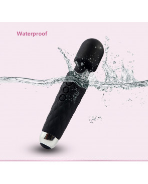 Vibromasseur Wand Noir - 20 vitesses -D03023BLK
