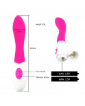 Vibromasseur rose incurvé point G - BOZ028PNK