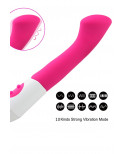 Vibromasseur rose tête plate spécial point G - CR-BOZ015PNK