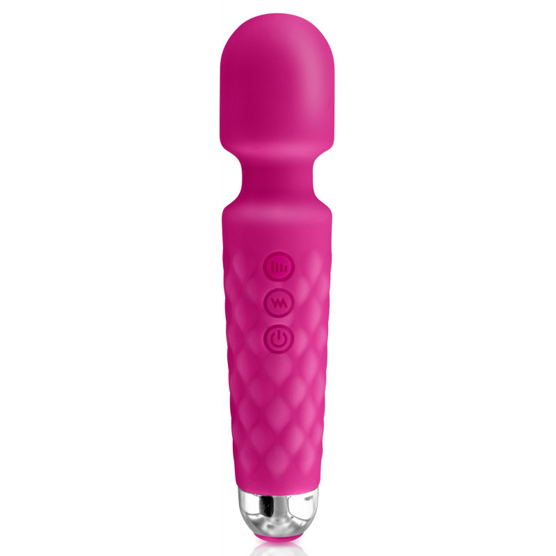 Vibromasseur wand rose 20 vitesses USB - CC5310500050 Vibromasseur wand rose 20 vitesses USB - CC5310500050