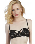 Soutien-gorge ajouré noir - DG11539BLK