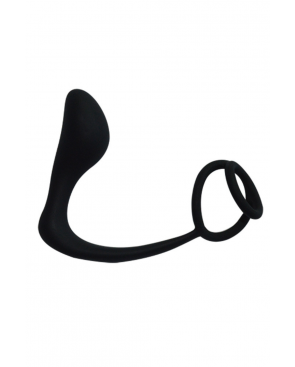 GASTON, Stimulateur Prostatique dans un silicone doux et lisse - POM014BLK