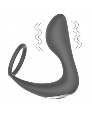 Stimulateur de prostate télécommandé avec micro décharge électrique et avec option commande vocale JUNO - WS-NV526