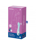 Vibromasseur gonflant connecté bleu USB Air Pump Vibrator 5 Satisfyer - CC597802