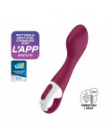 Vibromasseur point G chauffant connecté USB rouge Hot Spot Satisfyer - CC597782 Vibromasseur point G chauffant connecté USB rouge Hot Spot Satisfyer - CC597782