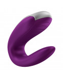 Sextoy de couple vibrant USB connecté Double Fun violet - CC5972560201