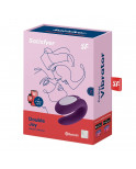 Vibromasseur pour couple connecté violet Double JOY Satisfyer - CC5972420201 Vibromasseur pour couple connecté violet Double JOY Satisfyer - CC5972420201