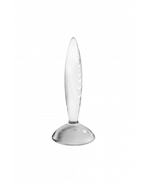 Gode anal en verre borosilicaté massif transparent Sparkling Crystal Satisfyer - CC597830