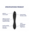 Gode en verre noir haute qualité Dazzling Crystal 1 Satisfyer - CC597831