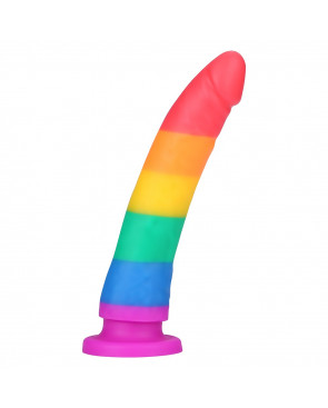 Gode ventouse multicouleur taille S - DO-045-RAI-S