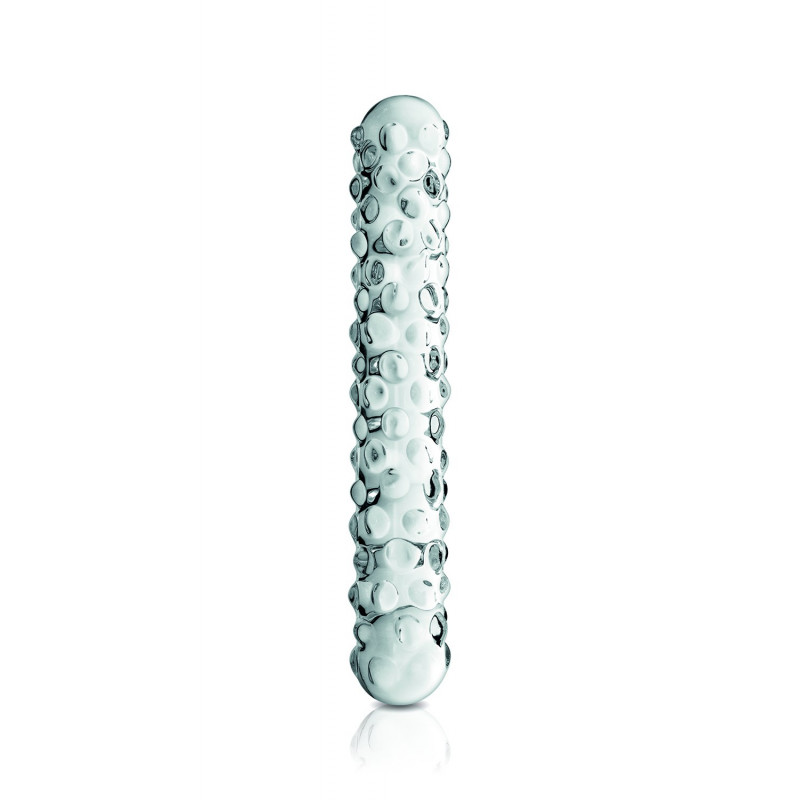 Gode en verre transparent perlé  n°6 Glossy - CC532064020