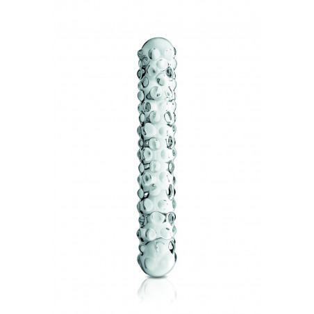 Gode en verre transparent perlé  n°6 Glossy - CC532064020