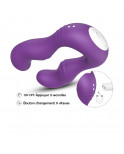 Vibromasseur Violet en forme de U double tête stimulateur point G - USK-V07PUR