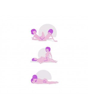 Vibromasseur Violet en forme de U double tête stimulateur point G - USK-V07PUR