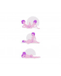 Vibromasseur Violet en forme de U double tête stimulateur point G - USK-V07PUR