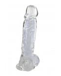 Gode jelly transparent ventouse taille XL 22cm - CC570125