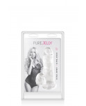 Gode jelly transparent ventouse taille S 15.3cm - CC570122