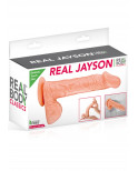 Gode réaliste veiné avec testicules et ventouse 21cm - CC5141132194