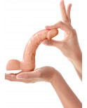 Gode réaliste veiné avec testicules et ventouse 18cm - CC5141131194