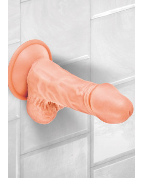Gode réaliste avec testicules et ventouse 13cm - CC514115