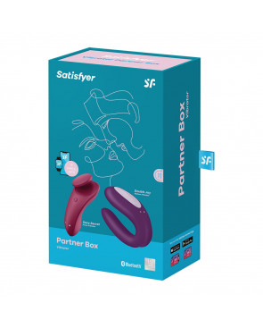 Coffret 2 sextoys connectés Partner Box 1 Satisfyer - CC597768