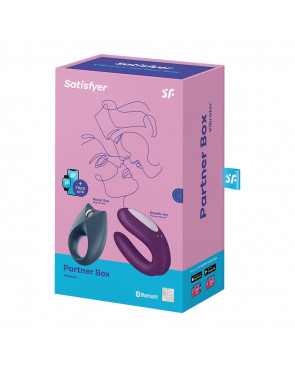 Coffret 2 sextoys connectés Partner Box 2 Satisfyer - CC597769