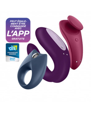 Coffret 3 sextoys connectés Partner Box 3 Satisfyer - CC597770