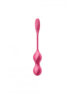 Boules de Geisha vibrantes télécommandées fushia Love Birds 2 Satisfyer - CC597866
