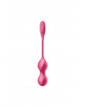 Boules de Geisha vibrantes télécommandées fushia Love Birds 2 Satisfyer - CC597866