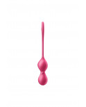 Boules de Geisha vibrantes télécommandées fushia Love Birds 2 Satisfyer - CC597866