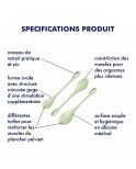 Set de 3 boules de geisha vert pastel Yoni Power 2 Satisfyer - CC597752