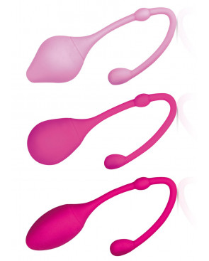 Set de 3 boules de Geisha spéciale rééducation du périnée - CC526003