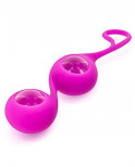 Boules de Geisha rose verre et silicone - CC571001