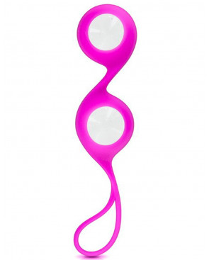 Boules de Geisha rose verre et silicone - CC571001