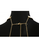 Bijou Tour de cou avec chaines de corps doré - BCHA001GLD