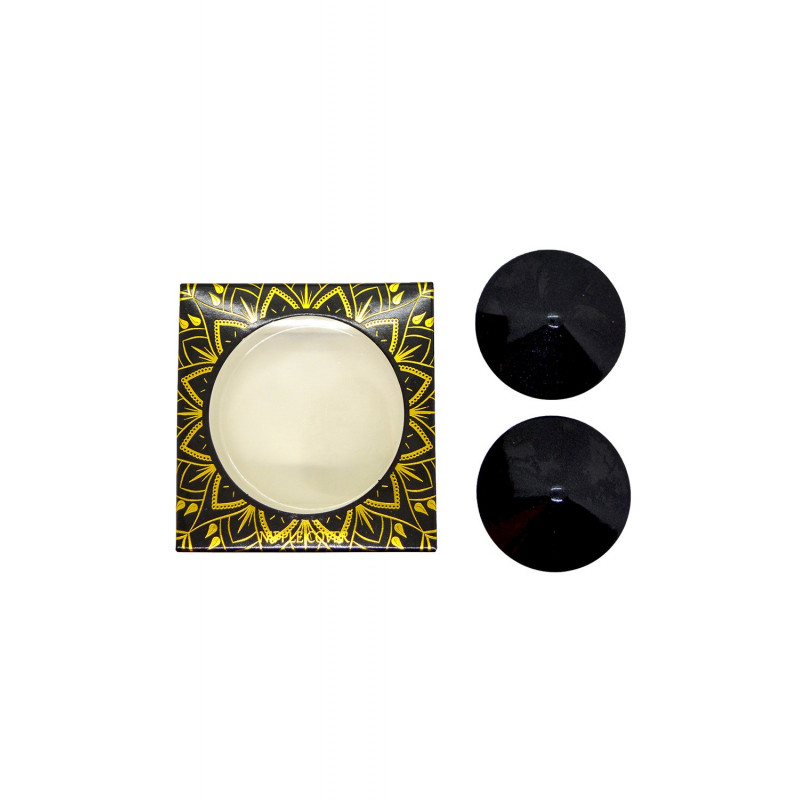 Nipple Métal noir Cache tétons cône - 202400104