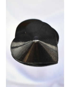Nipple Métal noir Cache tétons cœur - 202400106