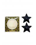Nipple Métal noir Cache tétons d'étoile - 202400107