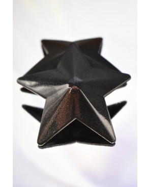 Nipple Métal noir Cache tétons d'étoile - 202400107