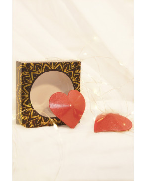Nipple Métal rouge Cache tétons cœur - 202000106