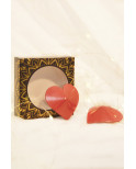Nipple Métal rouge Cache tétons cœur - 202000106