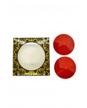 Nipple Métal rouge Cache tétons cône - 202000104
