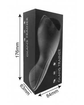 Masturbateur noir USB, 10 modes de vibration - MOC-020