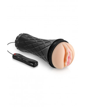 Masturbateur réaliste vagin vibrant 7 vitesses - CC5142000010