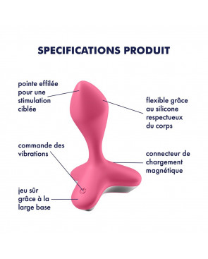 Vibromasseur anal USB rose Game Changer Satisfyer - CC597779