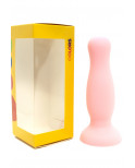 Plug anal ventouse rose pastel taille M - A-001-M-PNK